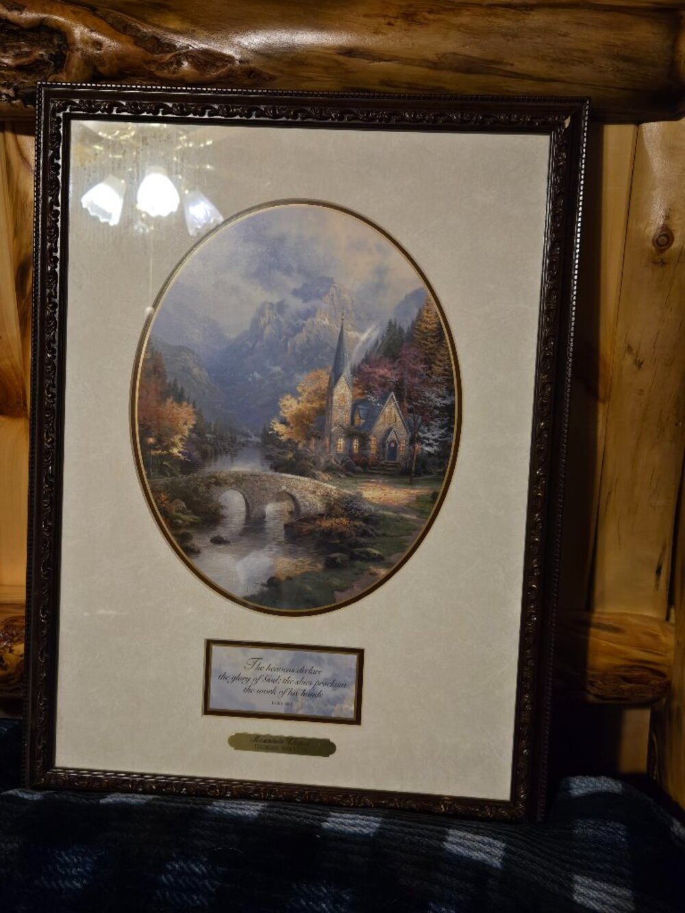 Thomas Kinkade Accent Print. EUC